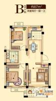 香江花城2室2厅1卫87㎡户型图