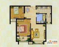 中凯城市之光2室2厅1卫87.5㎡户型图