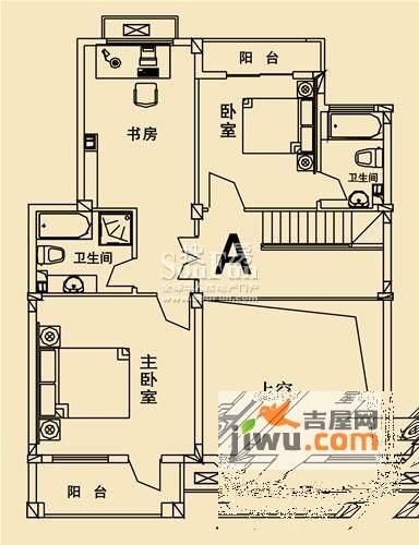 开元麓郡4室2厅3卫241.4㎡户型图