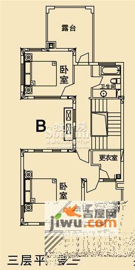 开元麓郡4室3厅4卫312.3㎡户型图