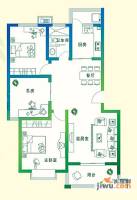 万豪绿城3室2厅1卫105㎡户型图