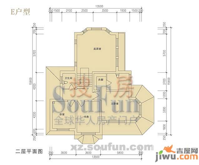 太阳花园4室1厅1卫户型图