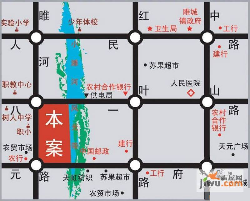 飞翔滨河名城位置交通图图片
