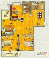 南都新城3室2厅1卫131.7㎡户型图