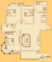 怡景新城3室2厅1卫113.1㎡户型图