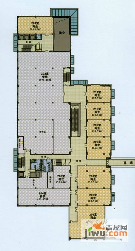 吉田商务广场普通住宅576.2㎡户型图