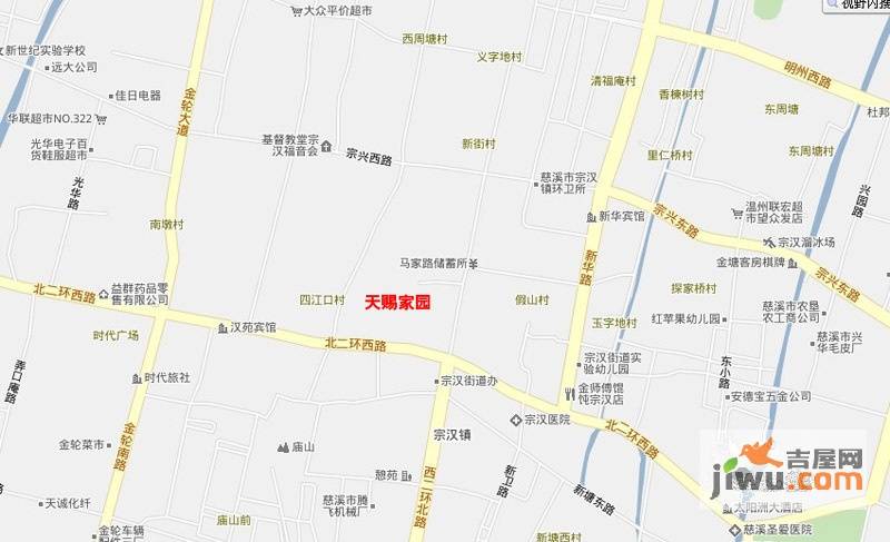 天赐家园位置交通图2