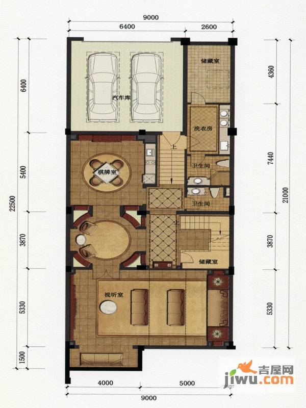 绿城慈溪玫瑰园4室2厅2卫203㎡户型图