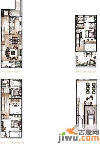 百隆诺丁山郡3室2厅3卫193㎡户型图