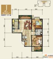 五龙汤2室2厅1卫96.8㎡户型图