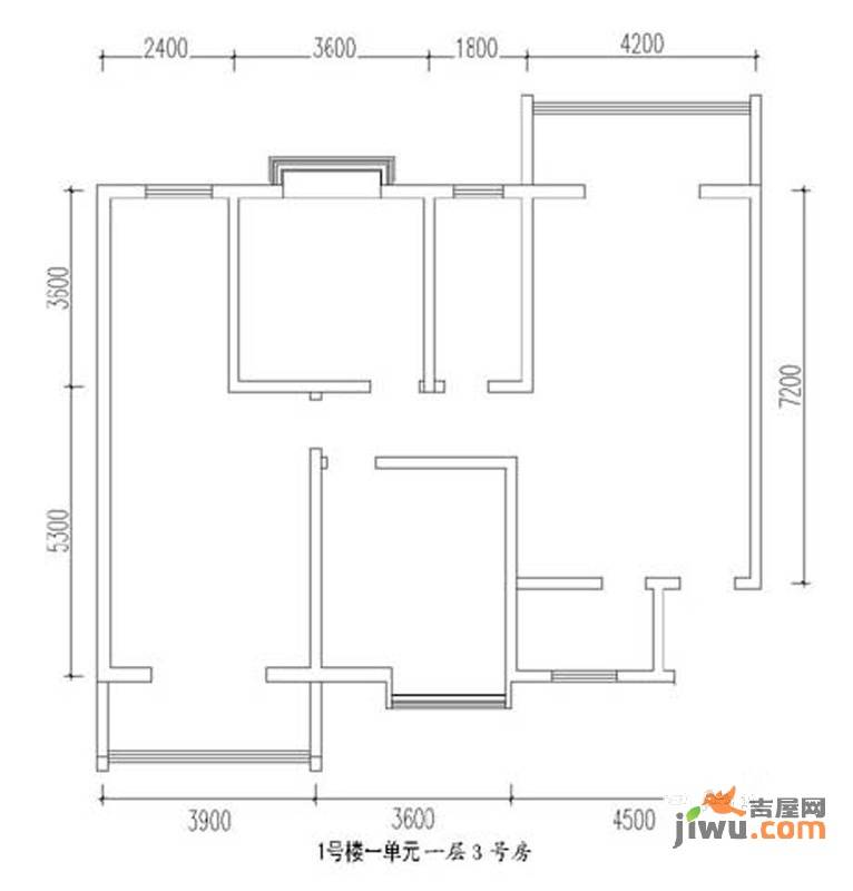 旭景兴园3室3厅2卫142㎡户型图