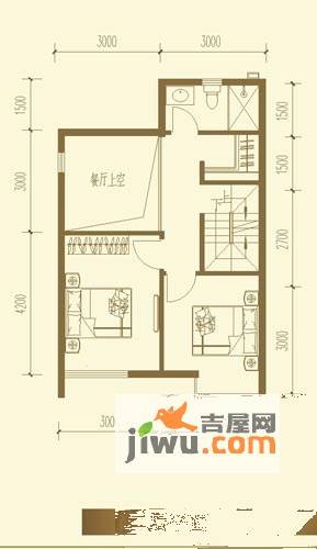 泾渭上城3室2厅3卫120㎡户型图