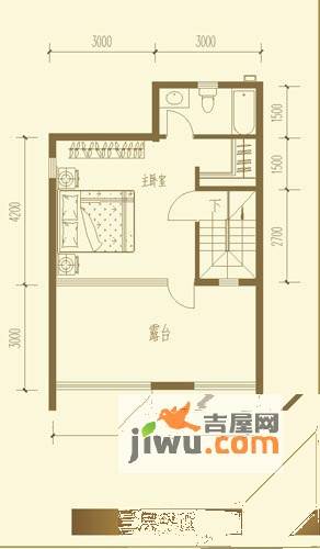 泾渭上城3室2厅3卫120㎡户型图