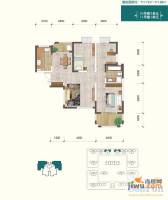 香克林小镇3室2厅2卫111.7㎡户型图