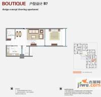 南门国际1室1厅1卫65.3㎡户型图