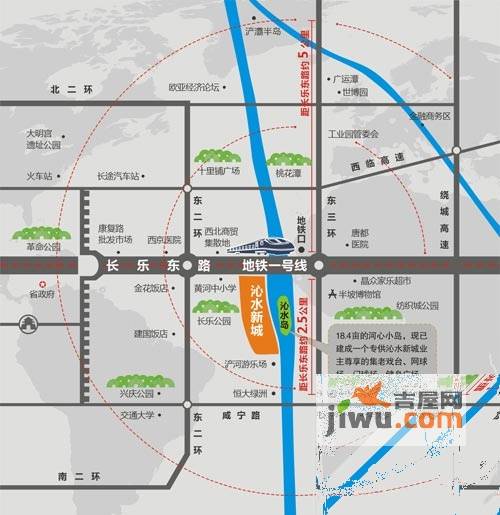沁水新城位置交通图图片