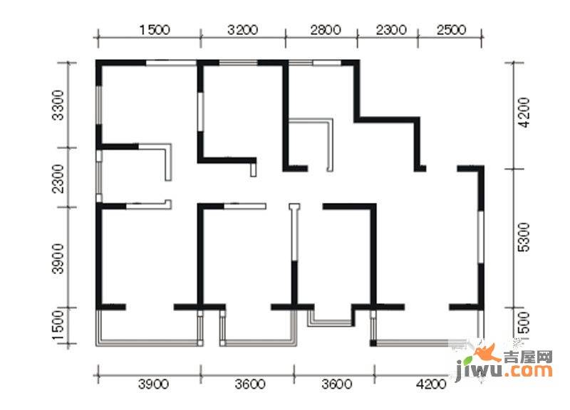 太和公园人家5室2厅2卫183.5㎡户型图