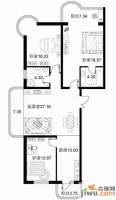 宝融上元府邸3室1厅2卫95.2㎡户型图