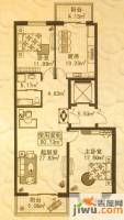 紫金宫庭2室1厅1卫80.1㎡户型图