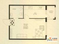 紫金宫庭1室0厅1卫27㎡户型图