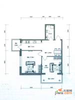 好民居滨江新城2室1厅1卫53.6㎡户型图