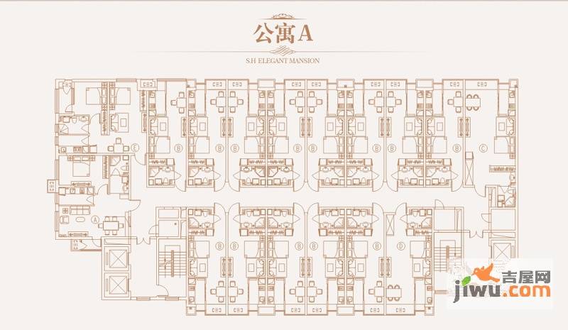 正弘蓝堡湾1室1厅1卫户型图