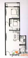 京广大厦2室1厅2卫87.8㎡户型图
