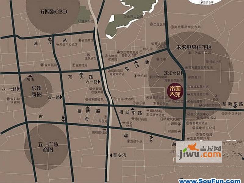 中庚帝国大苑位置交通图图片