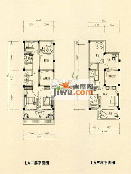 阳光丹宁顿小镇4室3厅4卫274㎡户型图