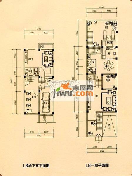 阳光丹宁顿小镇4室3厅4卫276㎡户型图