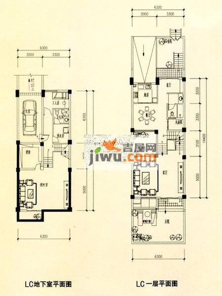 阳光丹宁顿小镇4室3厅4卫299㎡户型图