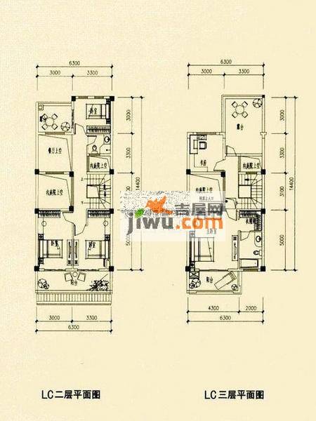 阳光丹宁顿小镇4室3厅4卫299㎡户型图