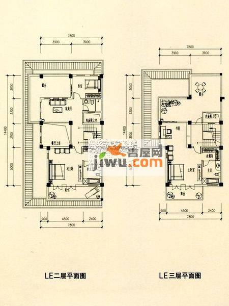 阳光丹宁顿小镇4室4厅4卫369㎡户型图