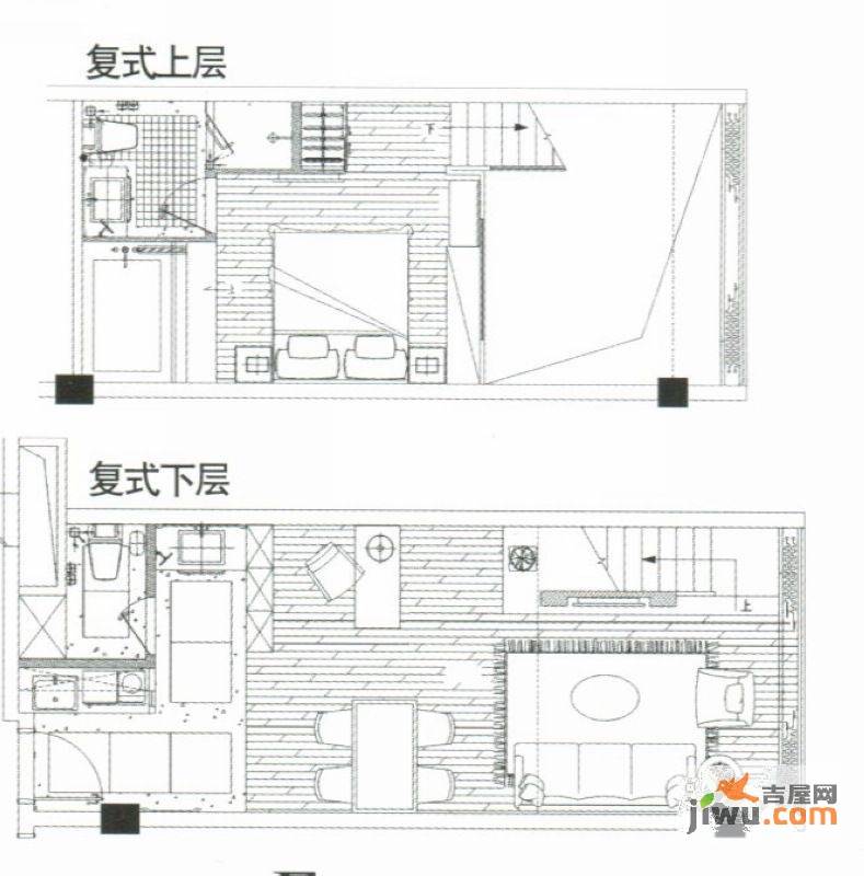 碧水云间普通住宅56.6㎡户型图