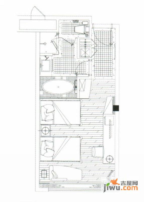 碧水云间普通住宅47.2㎡户型图