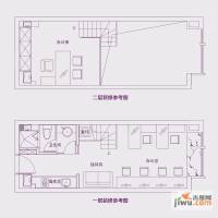 五四北泰禾广场普通住宅40㎡户型图