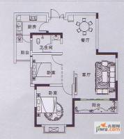 启美新城2室2厅1卫户型图