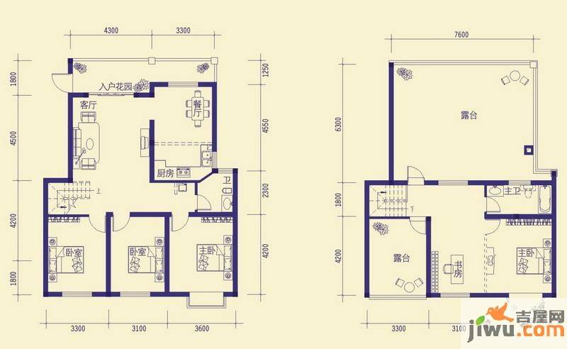 龙胤财富广场普通住宅168.8㎡户型图