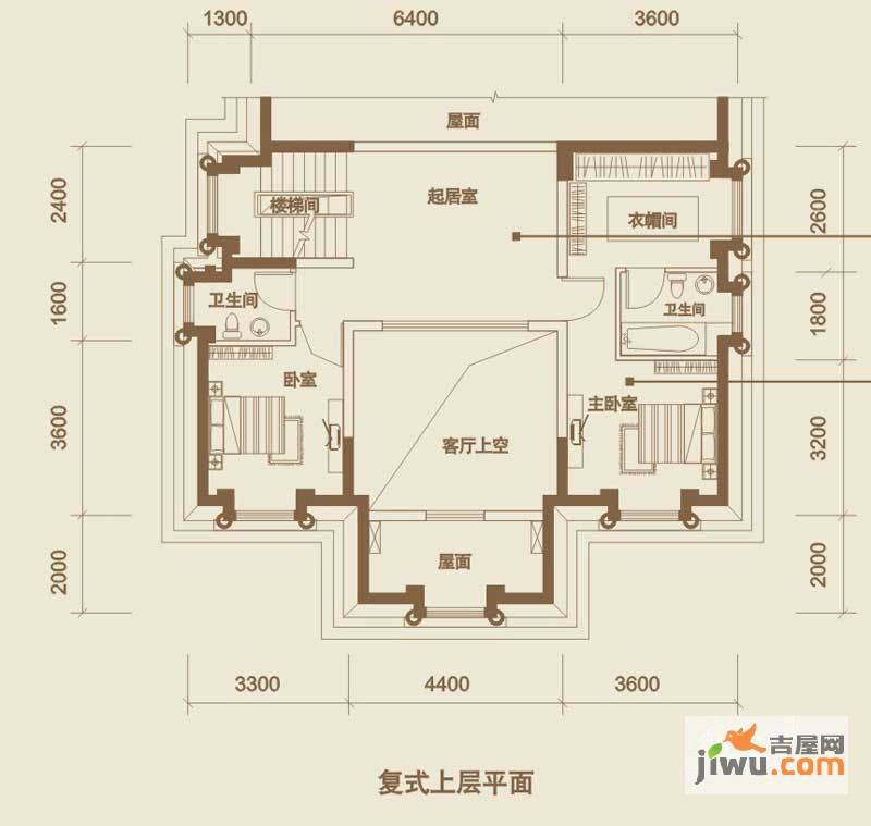 红日江山4室2厅4卫228.3㎡户型图