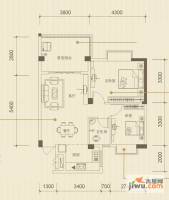 振宁现代鲁班2室2厅1卫71.7㎡户型图