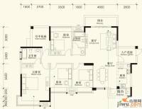 裕丰英伦3室2厅2卫163.8㎡户型图