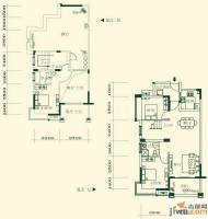 裕丰英伦3室2厅2卫136㎡户型图