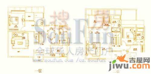 香树湾花园别墅5室2厅3卫201㎡户型图