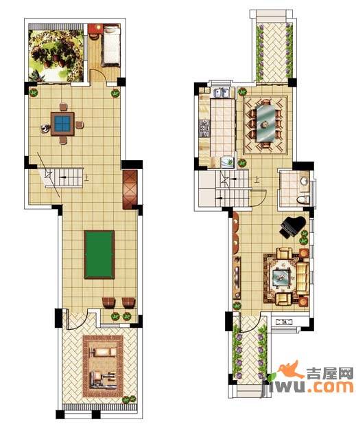 凤凰湖壹号3室3厅3卫140㎡户型图