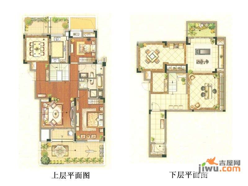 嘉宏七棠2室2厅2卫121.1㎡户型图