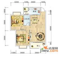 仁和馨园2室2厅1卫72㎡户型图