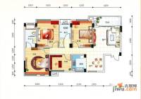 旗秀丽园4室2厅2卫125.4㎡户型图