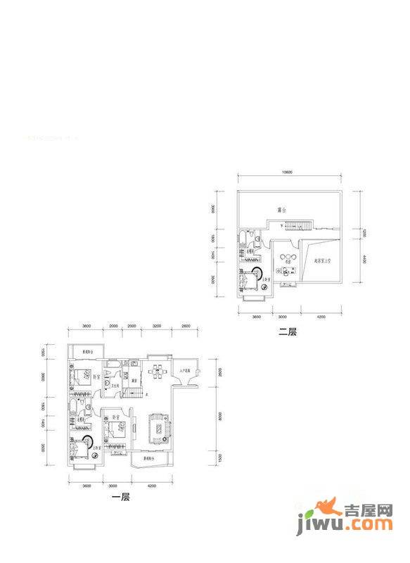 上东·龙城世家4室2厅3卫户型图