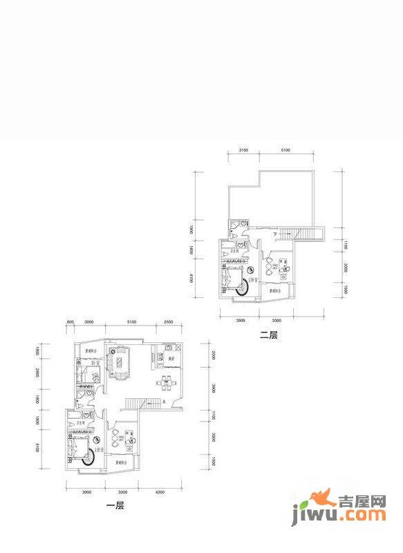 上东·龙城世家5室2厅4卫户型图