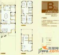 万华紫金花苑6室4厅5卫244.6㎡户型图